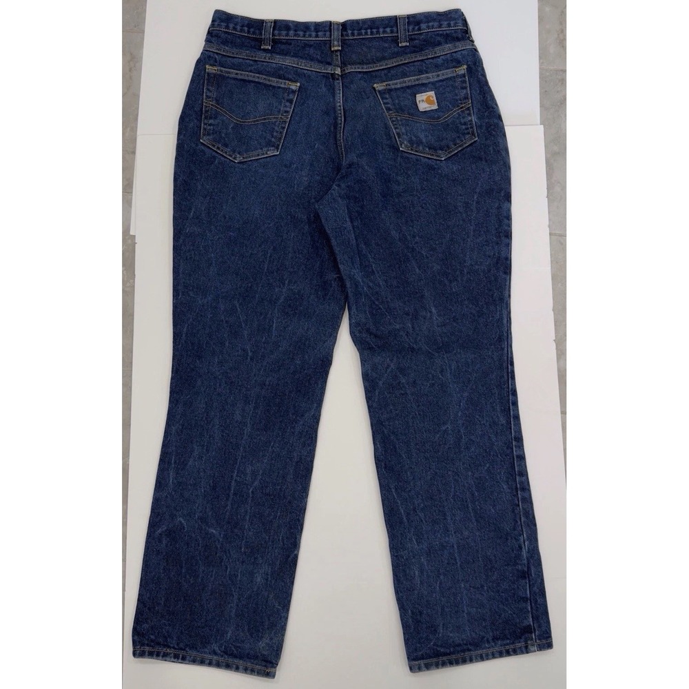 Carhartt‎ FR Flame Resistant Jeans Men 36x32 Relaxed Fit Work Dungaree Denim